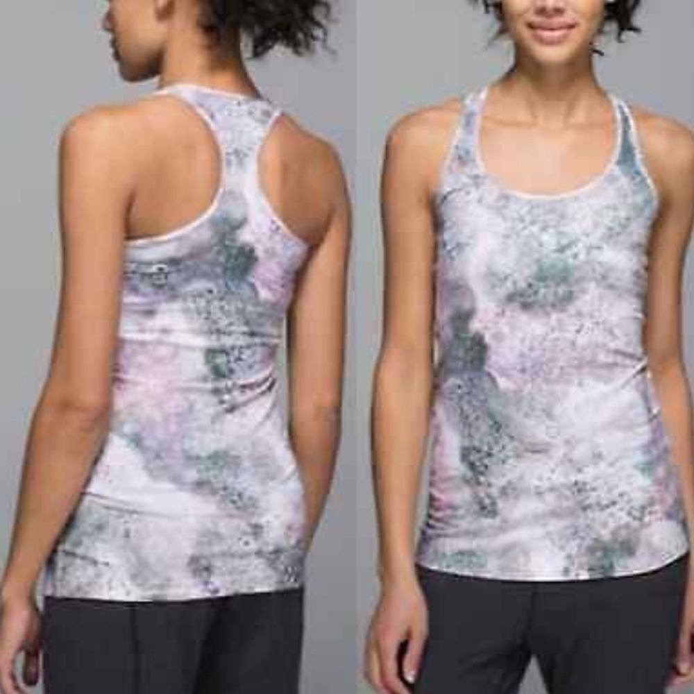 Lululemon Cool Racerback Sugar‎ Crush Multi Tank 6